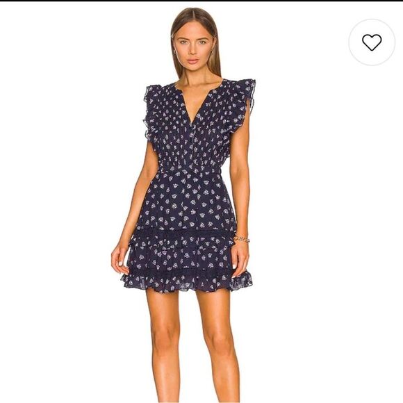 Steve Madden Floral Next Door Dress in Oilslick - Picture 1 of 8